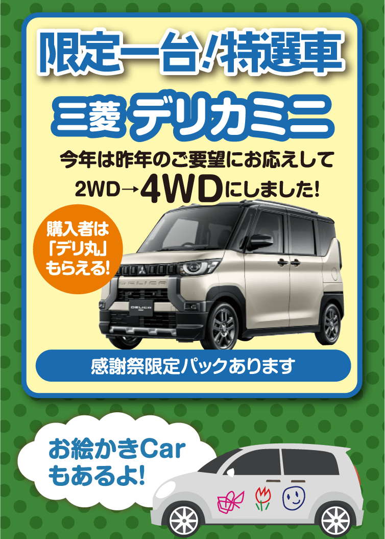 限定1台　特選車